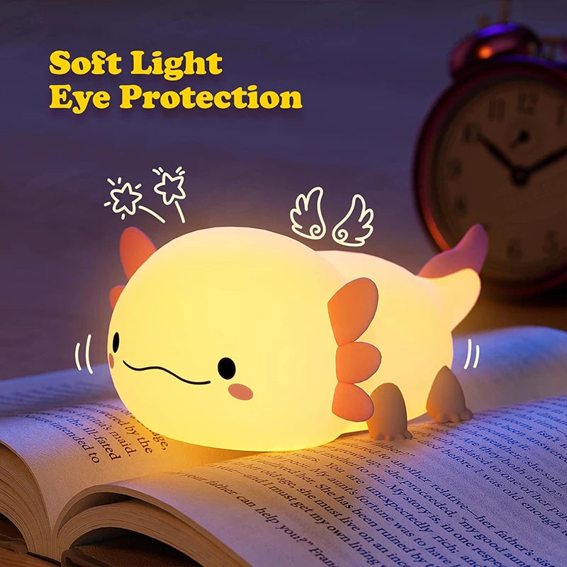 Squishy Axolotl Night-Light