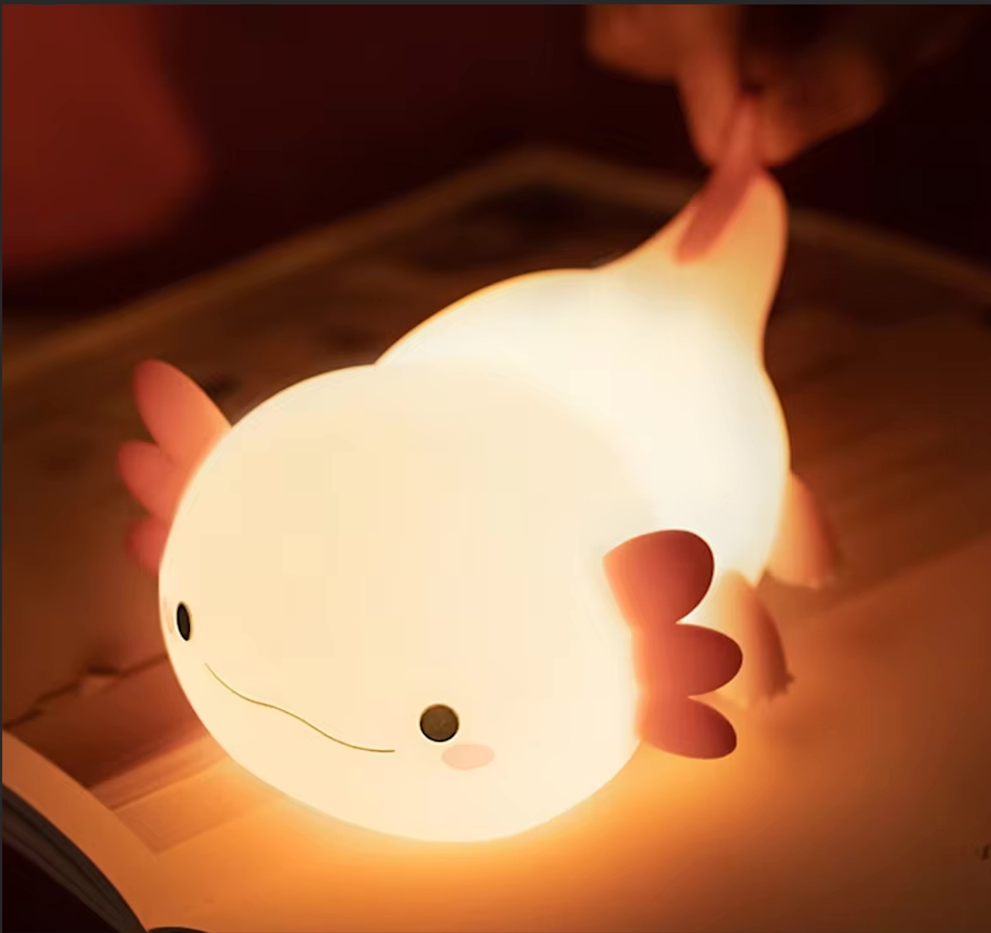 Squishy Axolotl Night-Light